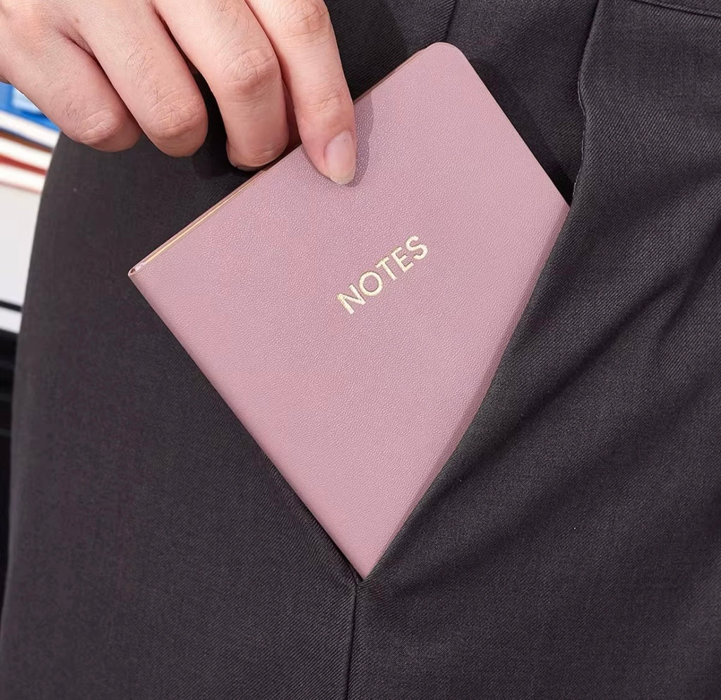 The Minimalist Faux Leather Pocket Journal
